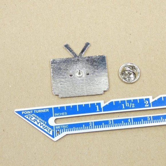FREE ADD ON WITH PURCHASE Retro Television Enamel Pin - Picture 3 of 4